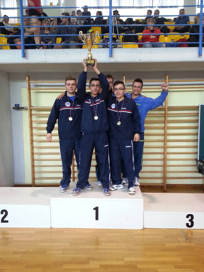 Juniori STŠK DS prvaci HR 1